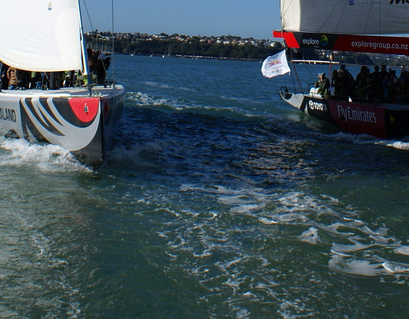 Auckland sailing Sail on a America's Cup Boat, New Zealand