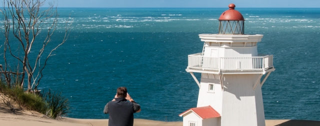 Pouto Lighthouse panorama 2