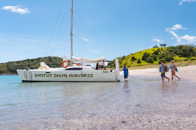 Barefoot Sailing Adventures on a Catamaran Bay of Islands.