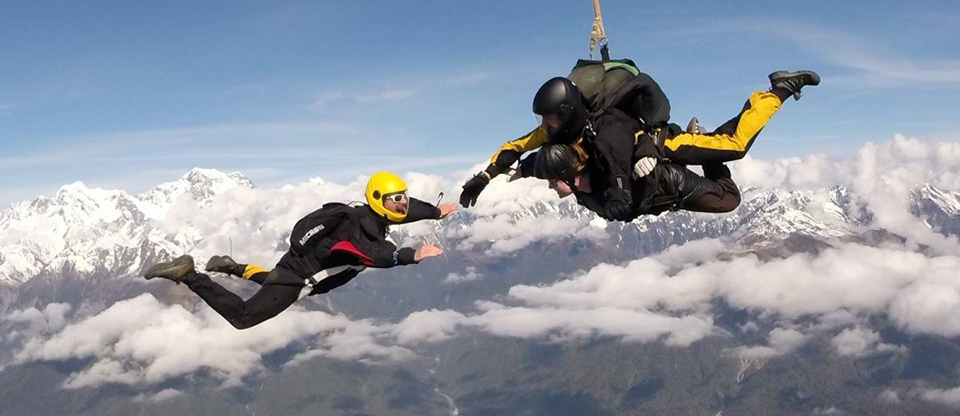 Skydive Fox Glacier Tandem Skydiving West Coast New Zealand 