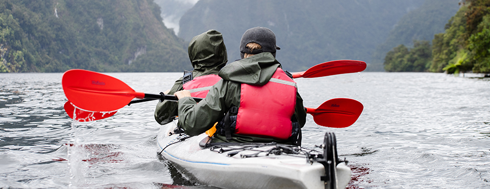 Guided Sea Kayaking tour in Doubtful Sound
