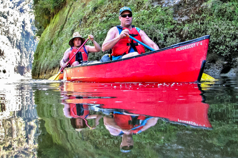 whanganui river guided canoe trips