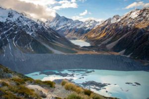 view over the sealy tarns walking track - Mount Cook
