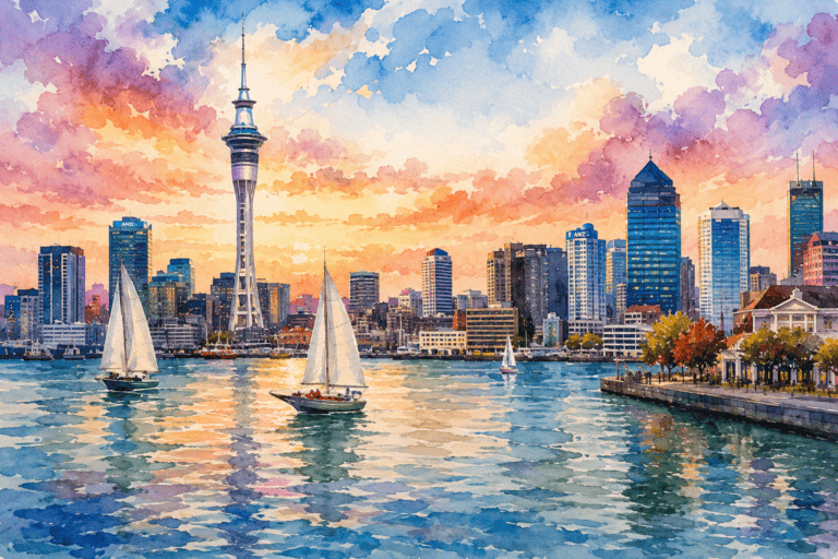 Free-things-to-do-in-auckland-sketch | Must Do New Zealand | Must Do New Zealand
