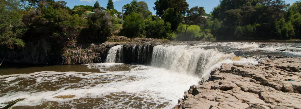 Haruru Falls from the lookout