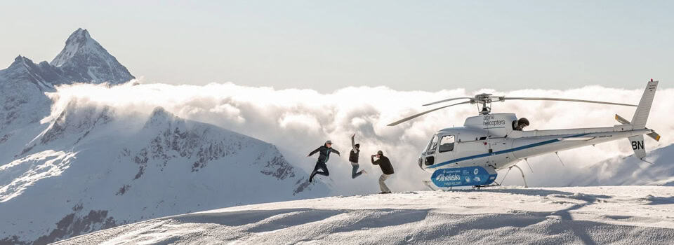 snow landing southern alps alpine Helicopters