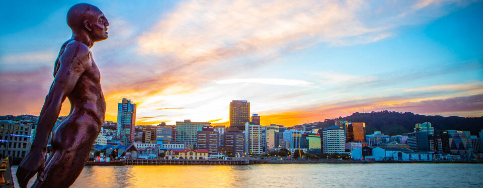 Sculptour on Wellington Waterfront