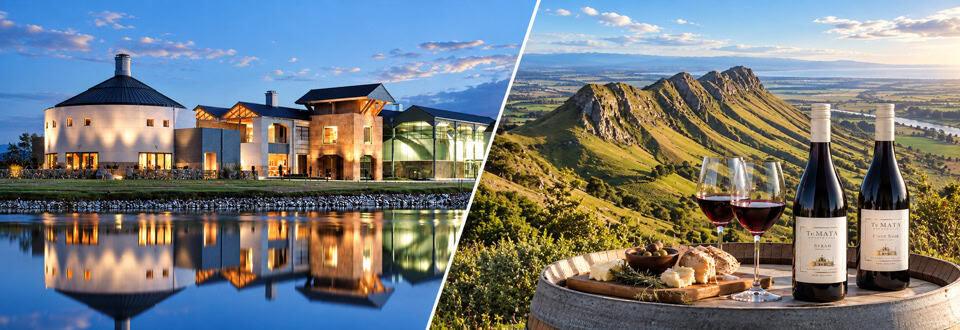 Craggy Range Deluxe wine tour from Napier with Te Mata Peak